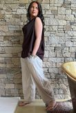 Oscar Drape Trapeze Tank Chocolate
